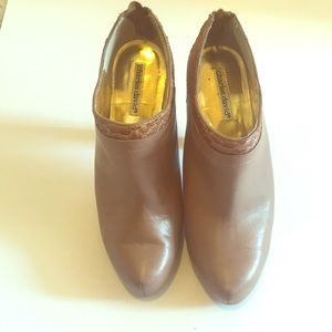 Tan Charles David Booties